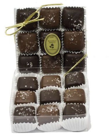 Milk & Dark Chocolate Caramels (9pc)